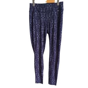 Patagonia‎ Blue Patterned Women's Capilene® Midweight Bottoms Size Small